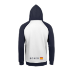 Sudadera de Boxeo Blanca y Azul HOODIE White Blue - Imagen 5
